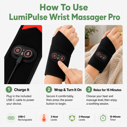 LumiPulse Wrist Massager Pro